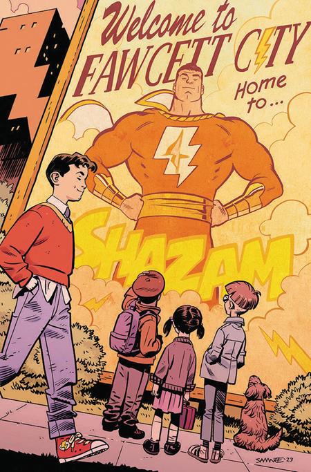SHAZAM #1 CVR B CHRIS SAMNEE CARD STOCK VAR