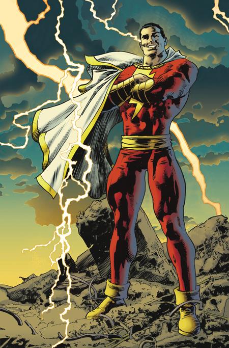 SHAZAM #1 CVR D MIKE DEODATO JR SPOT FOIL CARD STOCK VAR