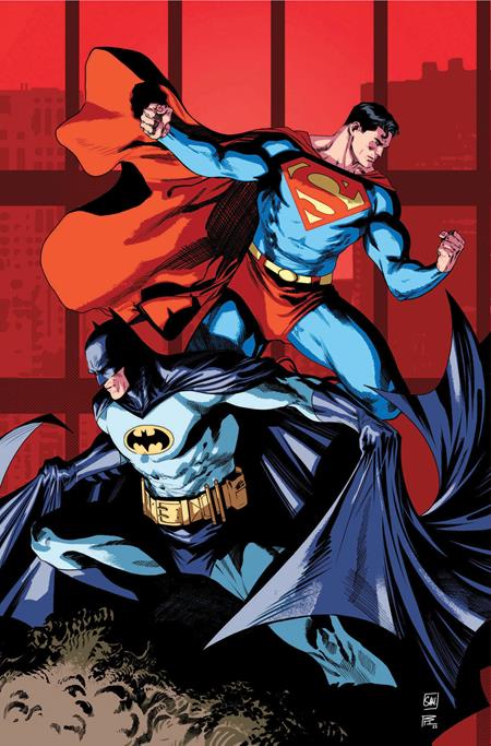 BATMAN SUPERMAN WORLDS FINEST #15 CVR B DANIEL SAMPERE & BRUNO REDONDO CARD STOCK VAR